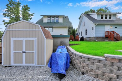 4. Rear yard storage shed