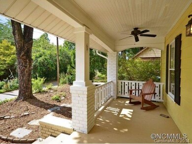 Ceiling fans on front porch