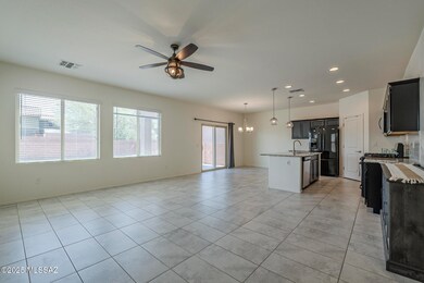 Great Room into kitchen