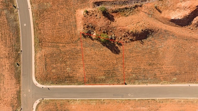 Aerial view of property's location featuring property boundaries highlighted