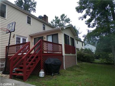 Exterior Back - Rear of house. Den was just power 
