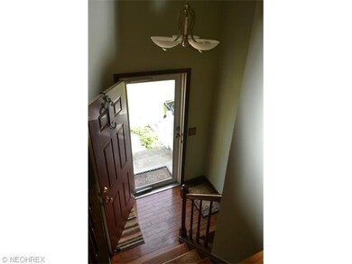 Foyer view from the first level living space.