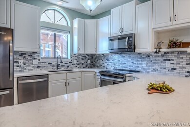 Abundant counter space and cabinets