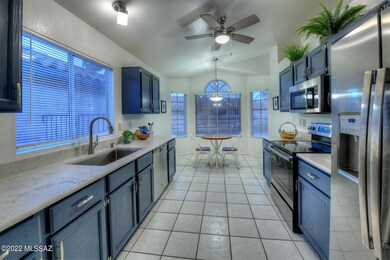 Kitchen looking out front window