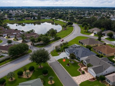 View of the pond from the rear lanai and Florida rooms