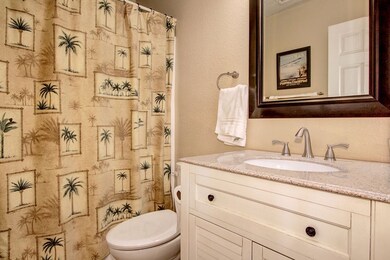 Tall vanities with upgraded fixtures.