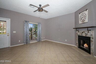 Living Room with Fireplace