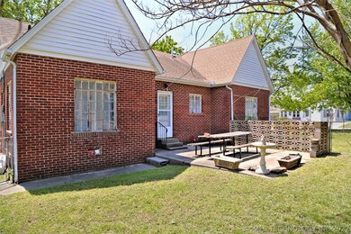 Patio for entertaining or summer cookouts.