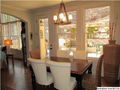 Eat-In Area in Kitchen...Arched Opening into Great