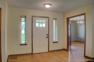 Foyer/entry.  Bamboo laminate flooring throughout