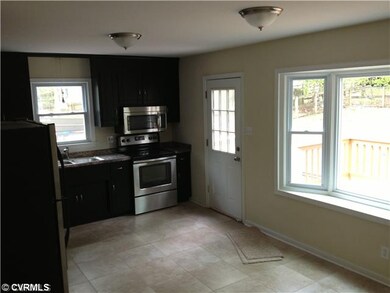 Cafeteria/Kitchen - Kitchen to deck, bay window