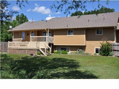 Northwest side back yard, privacy fence, deck