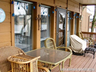 Large deck sitting area