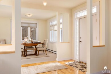 Entry and dining room