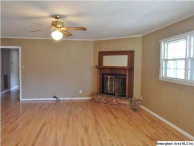Family room with fireplace