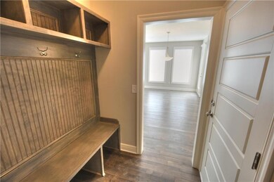 Mudroom area as you come in from the garage with p