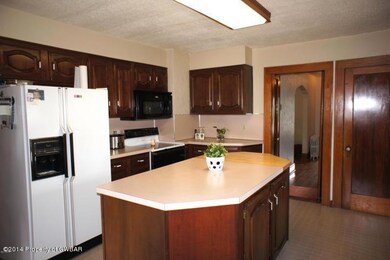 Kitchen w/ cherry cabinets
