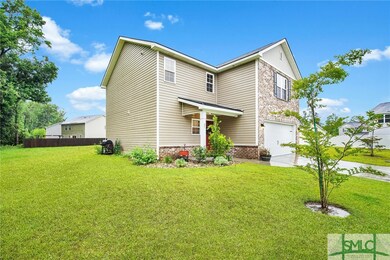 Front left exterior view, cul de sac lot