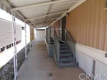 Covered Patio, slider door entry and single door e