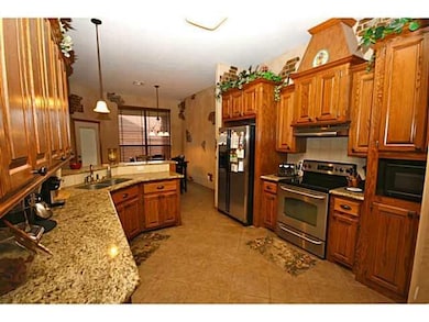 Kitchen. lots of cabinet space