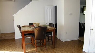 Large eating space and half bath downstairs