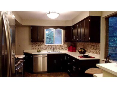 Kitchen. Updated Kitchen w/ Expresso Cabinets & Al