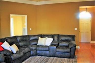 Large greatroom and wood floors!