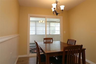 with wainscoting & lanai access...