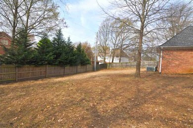 The huge fenced backyard offers plenty of room for