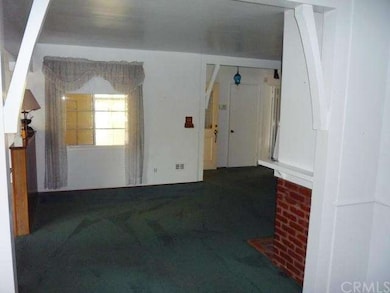 Living room view from dining area