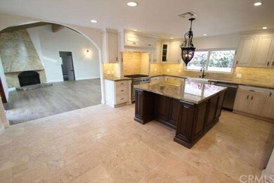 Modern Rustic new kitchen with large slab granite 