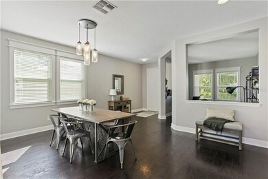 Magnificent front entry w/ formal dining area and 