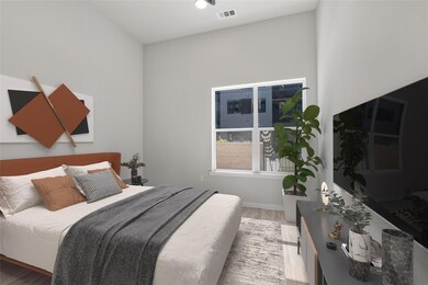 Bedroom featuring wood finished floors