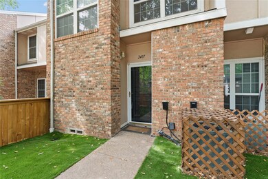 Turf grass in front yard area