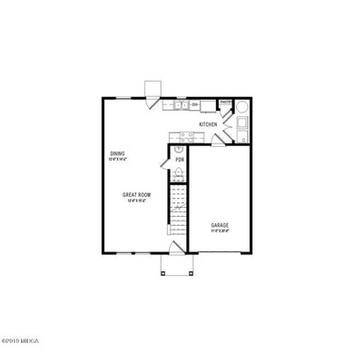 1401 1-Car - Floor Plan - BROCHURE - GRP