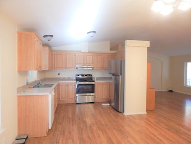 kitchen to living room
