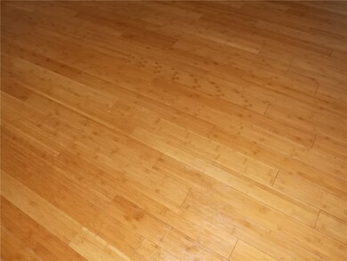 Bamboo flooring in family room, hall and kitchen.