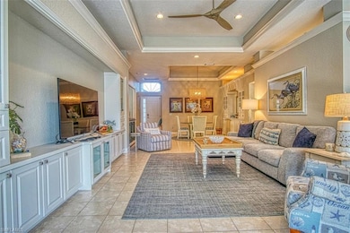 Spacious living area.
