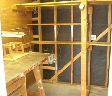 Work Bench at Storage Area in Carport