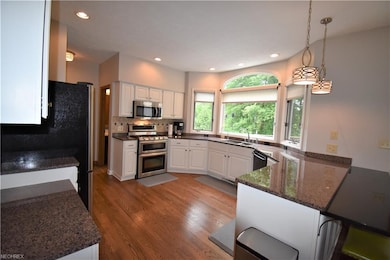 White Cabinets with Granite Counters
