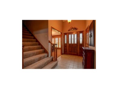 Stunning Lead Glass Doors w/Side Panels in Entry!