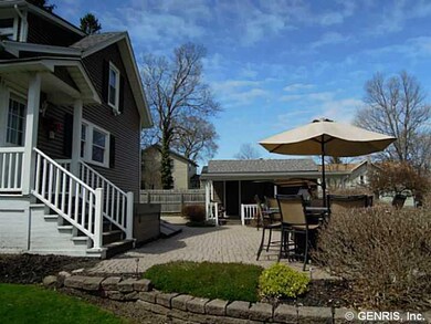 Patio. The patio leads to the back entrance into t