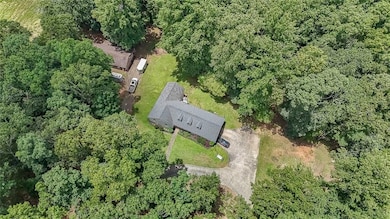 Aerial view of property's location