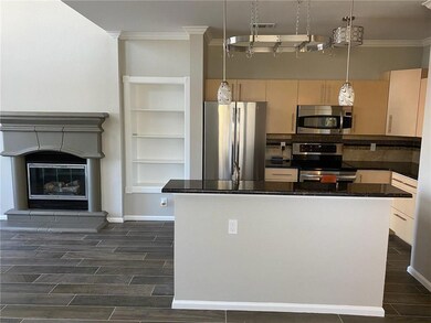 Kitchen featuring stainless steel appliances, cro