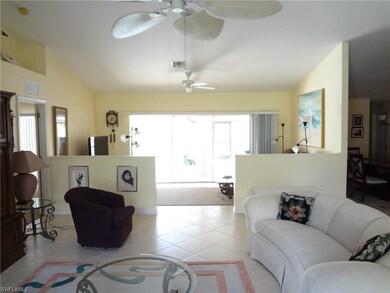 Living room looking toward TV area and patio slide