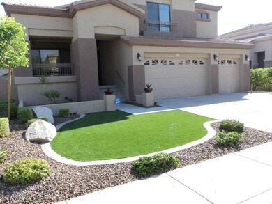Great Curb appeal w/ synthetic lawn