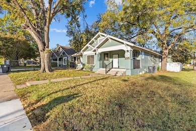 View of front of home featuring covered porch