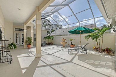 Private, screened courtyard