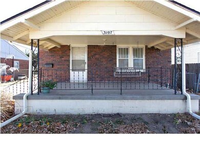 Covered front porch