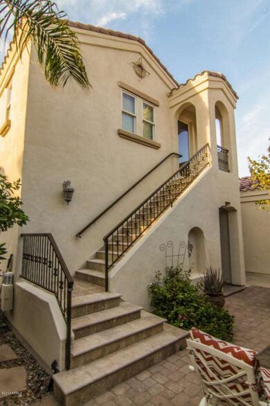 Courtyard and Media Room Entry